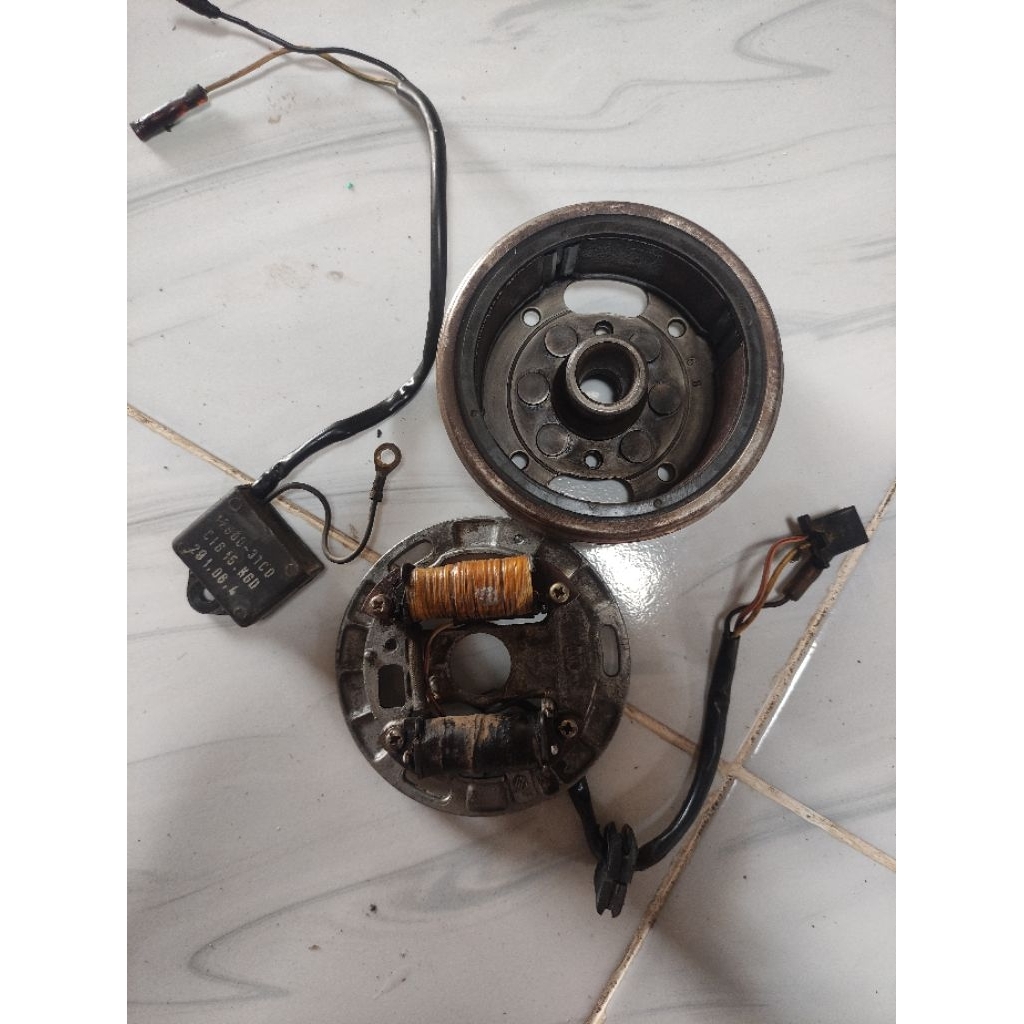 pengapian set rc tornado Cristal pnp satria 2 tak ori lepasan