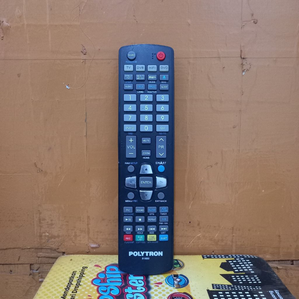 REMOTE DVD HOME THEATER POLYTRON SERI 81I690 ORIGINAL