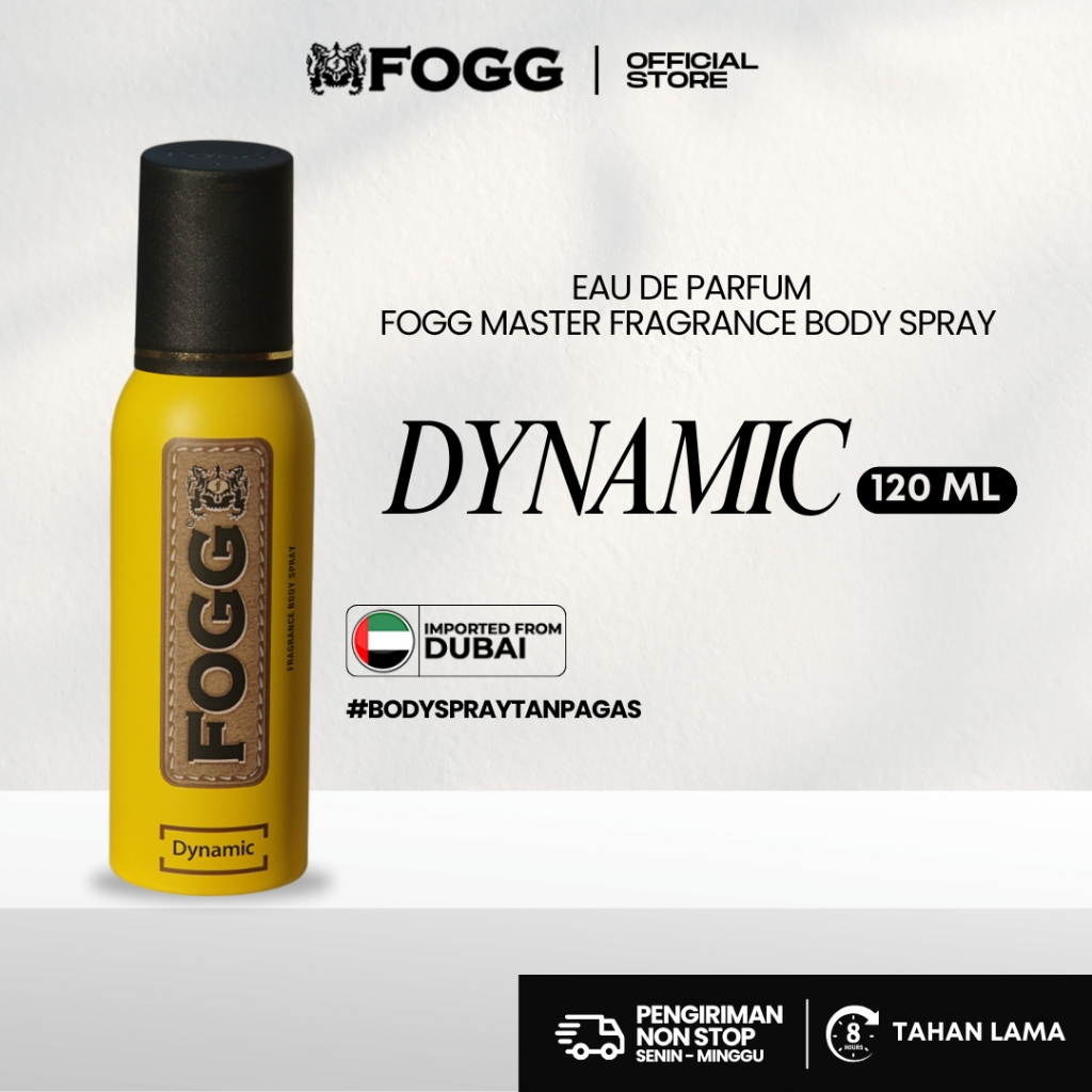 Fogg Parfum  Body Spray Reguler Dynamic 120ml Body Spray No.1