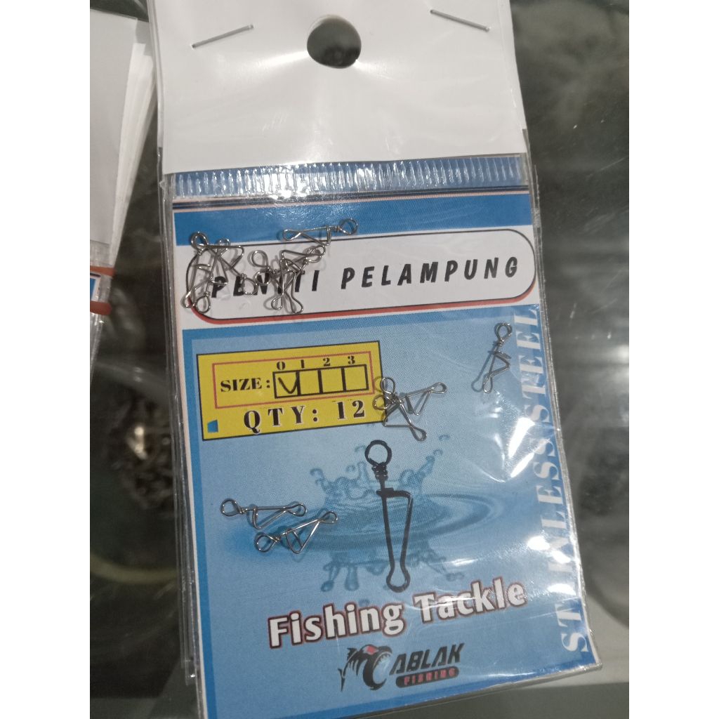 12pcs Peniti Pelampung Pancing untuk memasang pelampung/kukumbul pada rangkaian kail pancing dengan 