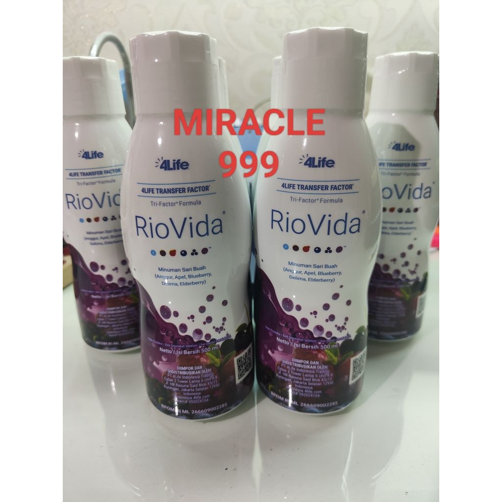 Transfer Factor Riovida juice 500 ml antioksidan imun tubuh kulit awet muda