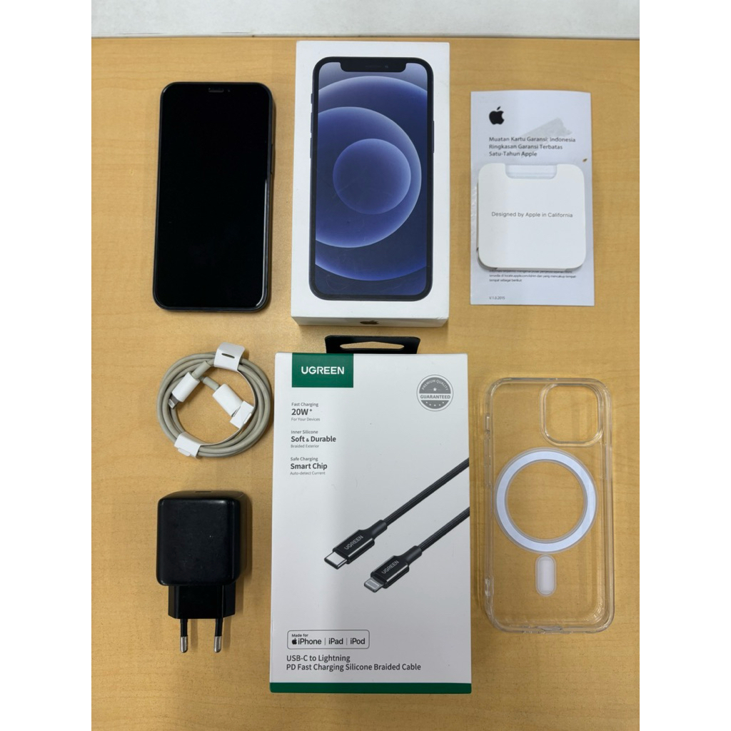 Iphone 12 Mini Hitam 64 Gb ex iBox Fullset (Second)