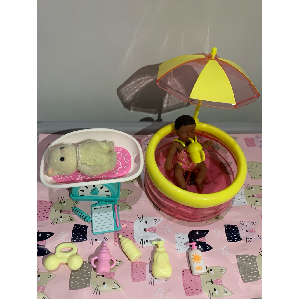 Preloved aksesoris sylvanian zuru mini baby