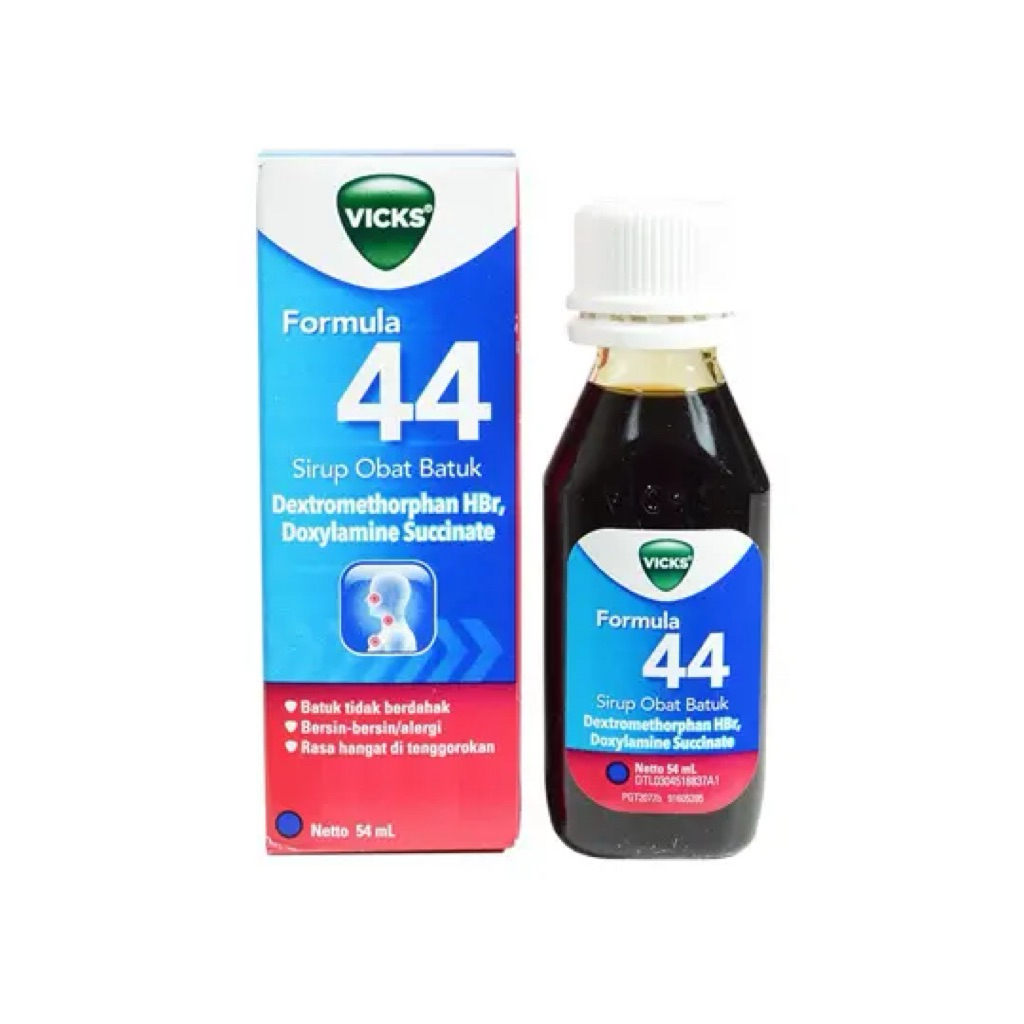 Vicks Formula 44 Dewasa Meringankan Batuk Tidak Berdahak (54 ml)