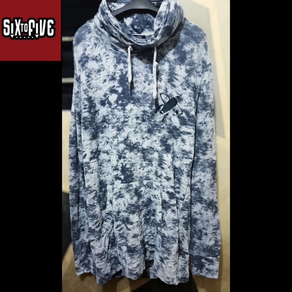 HOODIE TIE DYE OVERSIZE HIDDEN HOODIE