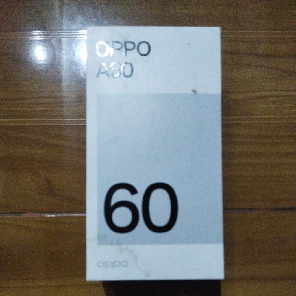 kardus box dan manual book oppo A60 original seken