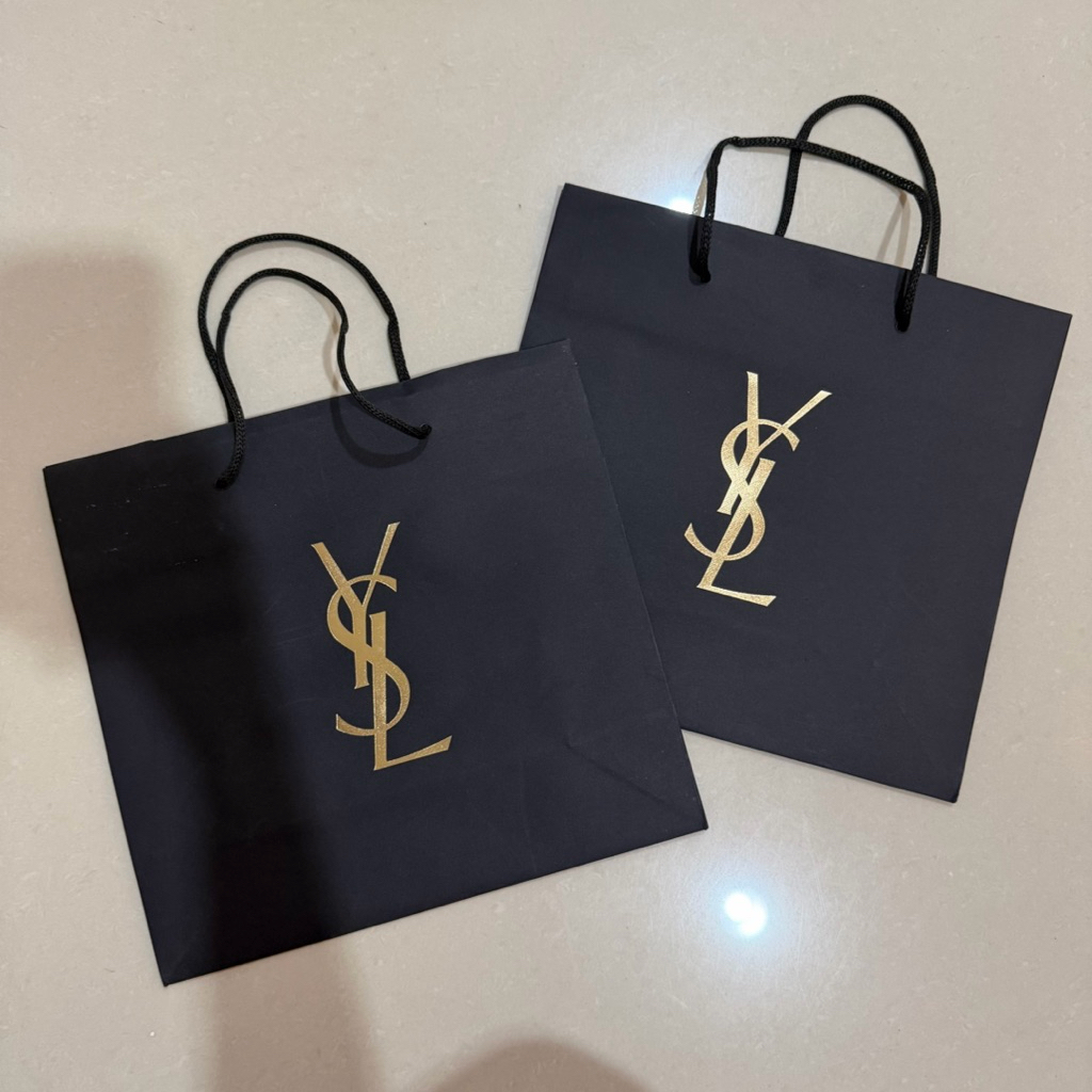 PAPERBAG YSL PAPER BAG YSL ORIGINAL BLACK 26x25x11