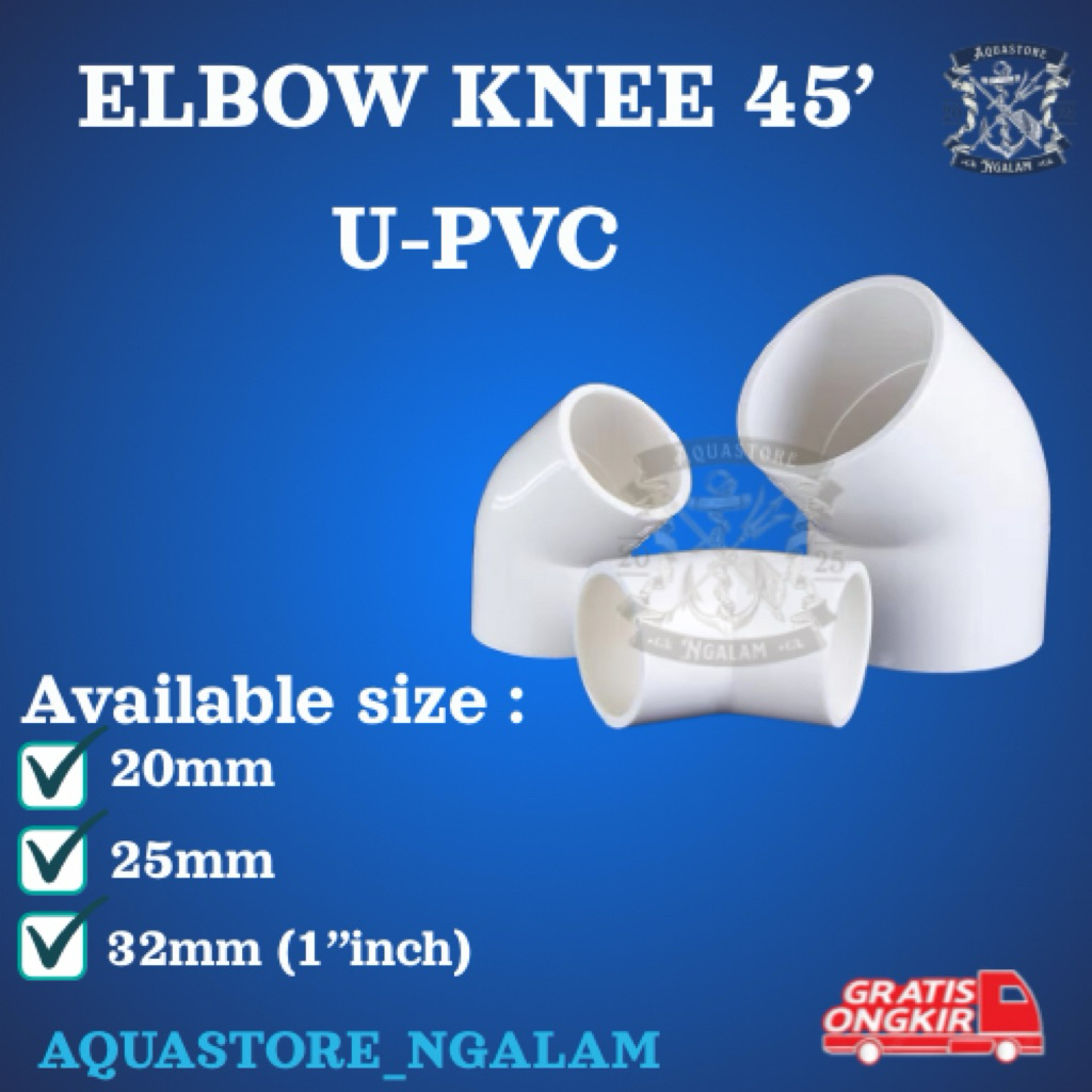 KNEE L 45Derajat 20mm