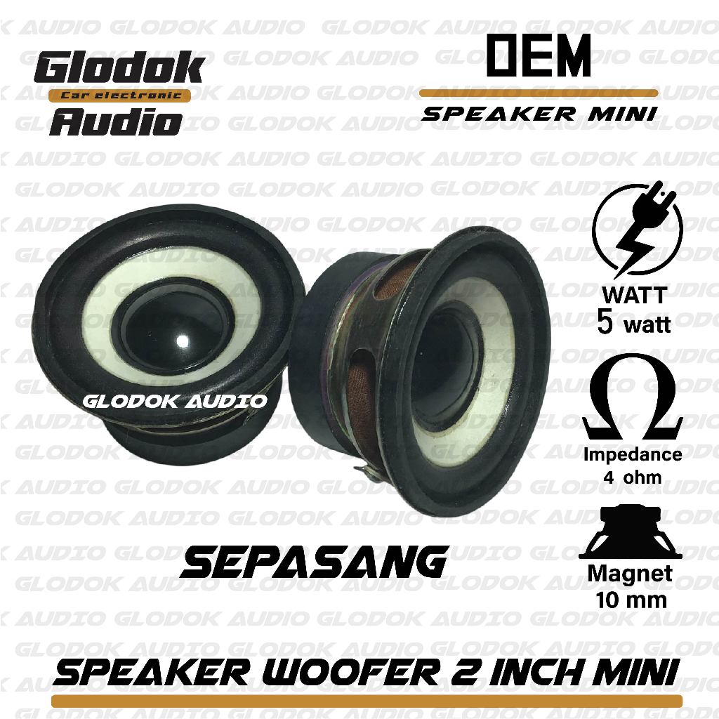 Speaker 2 Inch 4 Ohm 5 Watt Full range Mini Speaker