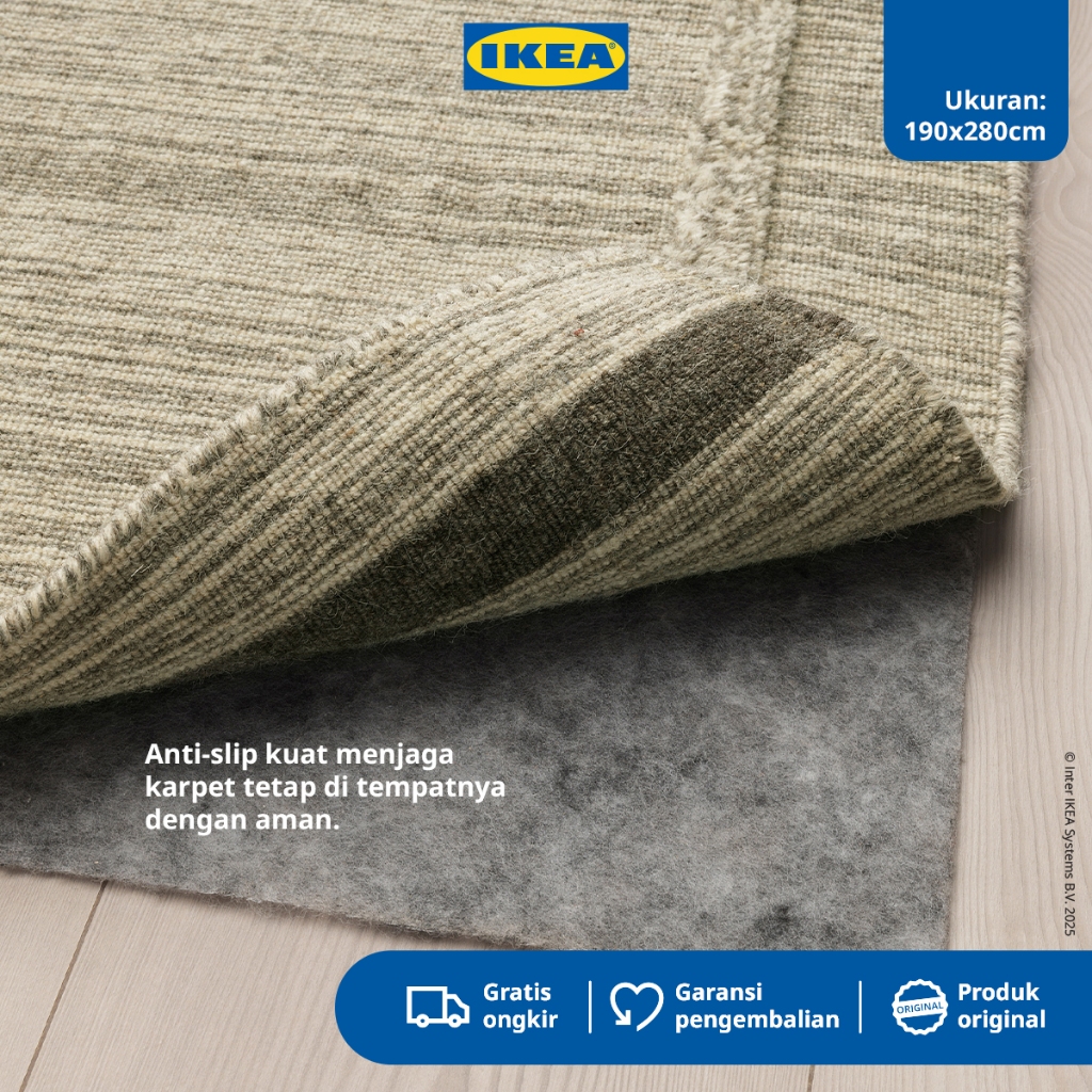 IKEA STOPP FILT Pelapis Karpet Dengan Anti Slip