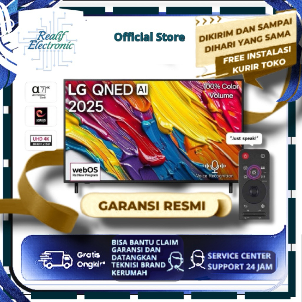 LG 43QNED82ASA Smart TV 43 Inch UHD 4K