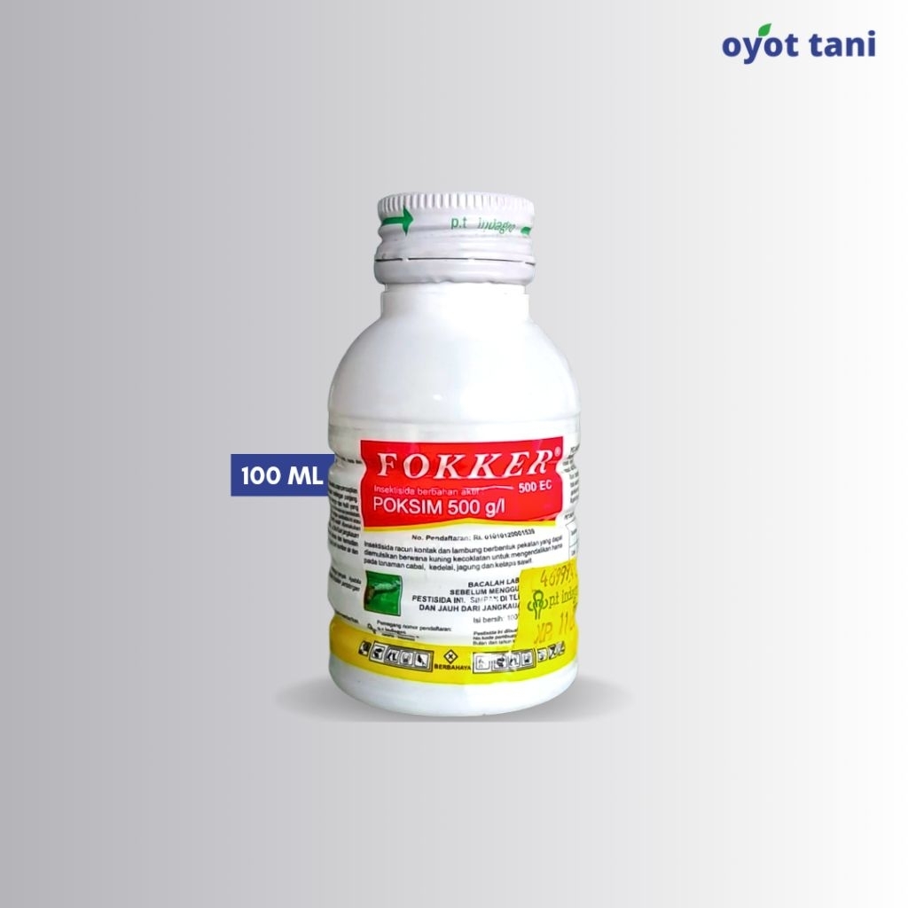 Fokker 500EC 100 ml (Original) | Insektisida Racun Kontak & Lambung Bahan Aktif Poksim 500 g/L | Oba