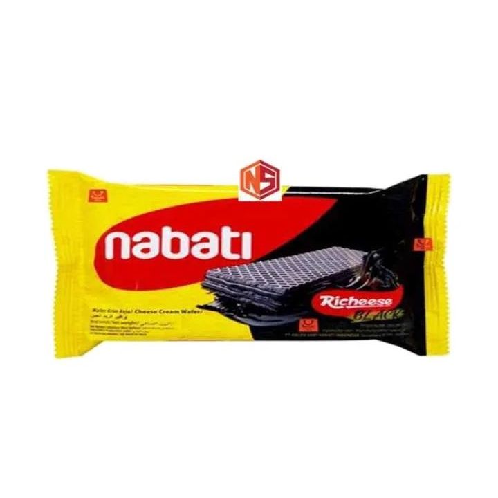 Nabawi Store. Nabati Richeese Wafer Black Keju [132 g]. Paket 5 Pcs