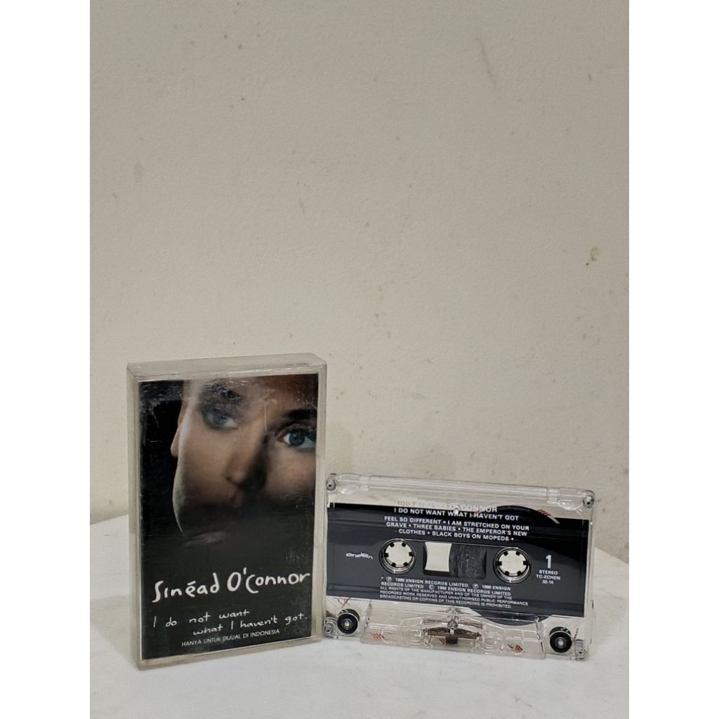 Kaset Pita - Sinead O'Connor - I Do Not Want What J Haven't Got