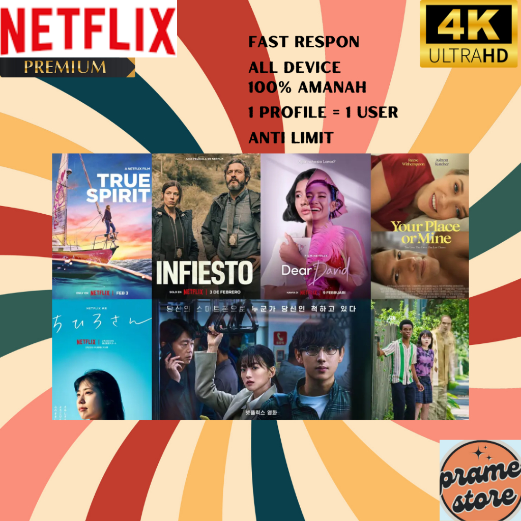 NETFLIX 1 MINGGU FULL GARANSI PRIVATE ANTI LIMIT BEST SELLER