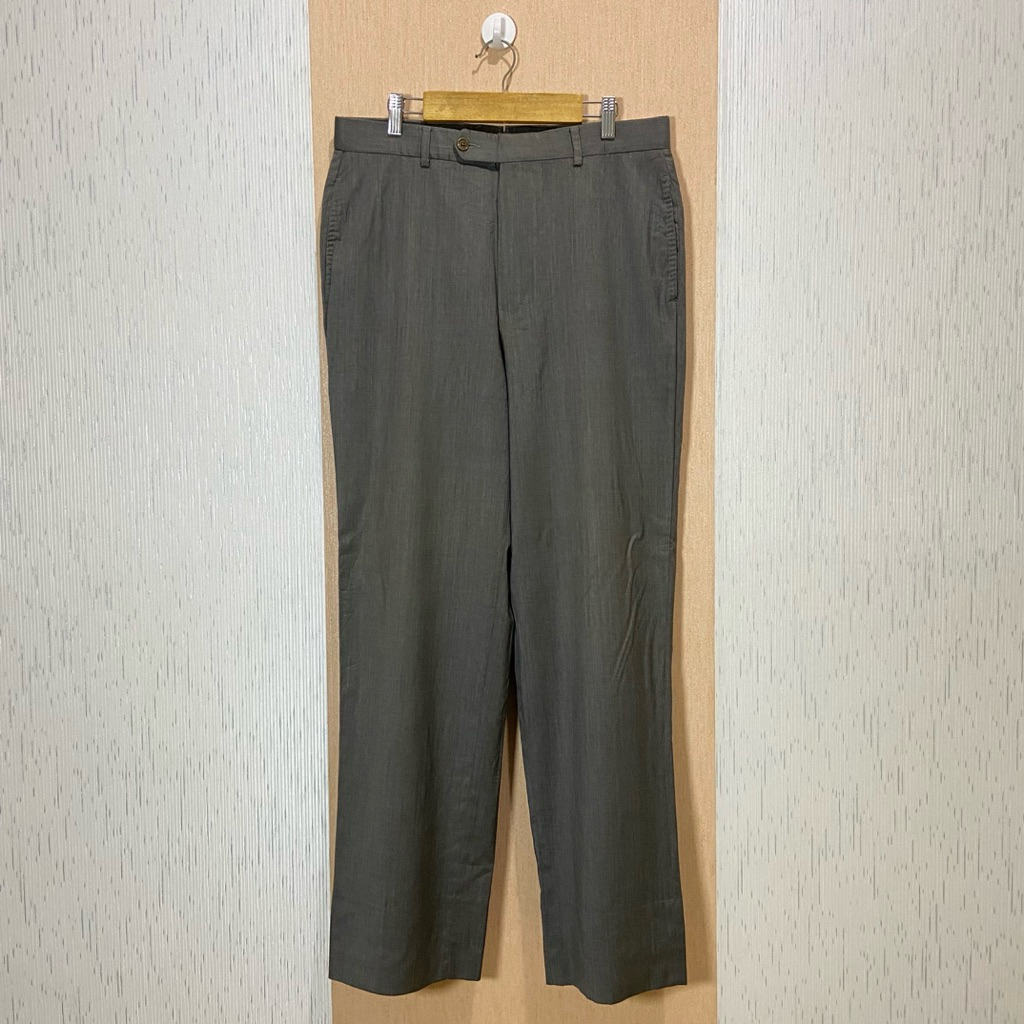 Vintage Work Pants Wool Brooks Brothers Loose Fit / Celana Bahan Pria / JP398 / Size 32