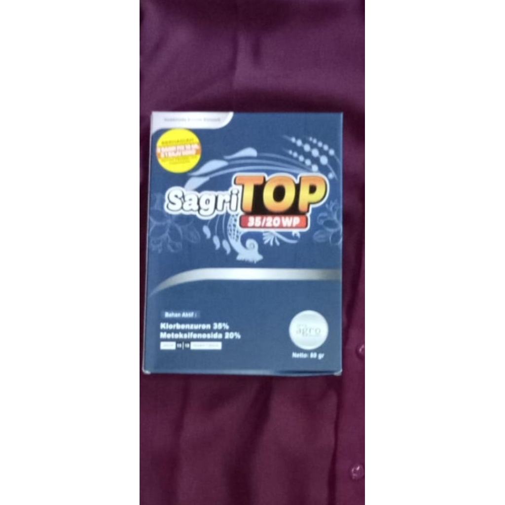 Insektisida sagri top 80gr obat ulat bawang