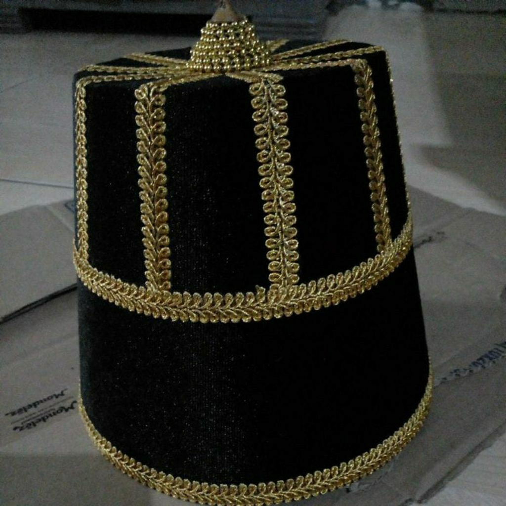KULUK TOPI PENGANTIN PRIA ADAT JAWA ACCESORIES RAMBUT MANTEN COWO SOLO JOGJA MURAH KUPLUK PENGANTEN