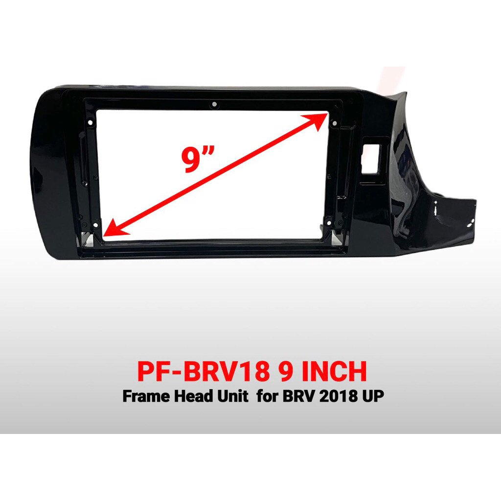 Frame Headunir Android 9” untuk BRV 2018 Honda BRV All New 2022