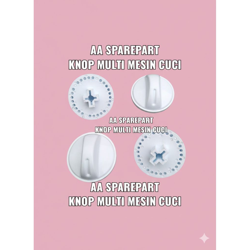 knop mesin cuci universal / knop pemutar mesin cuci
