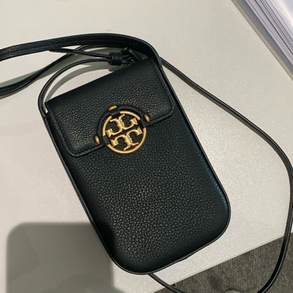 Tory Burch Miller Phone Crossbody Black