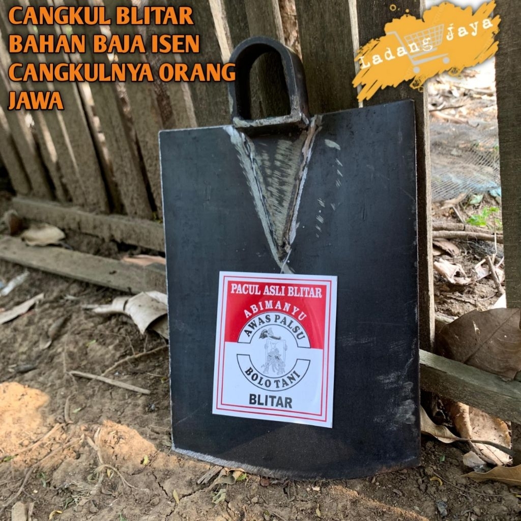 Cangkul Baja Asli Jawa Pruduk Blitar/Cangkul Baja Isen Super Kokoh /Cangkul Sawah Jawa Anti Lengket