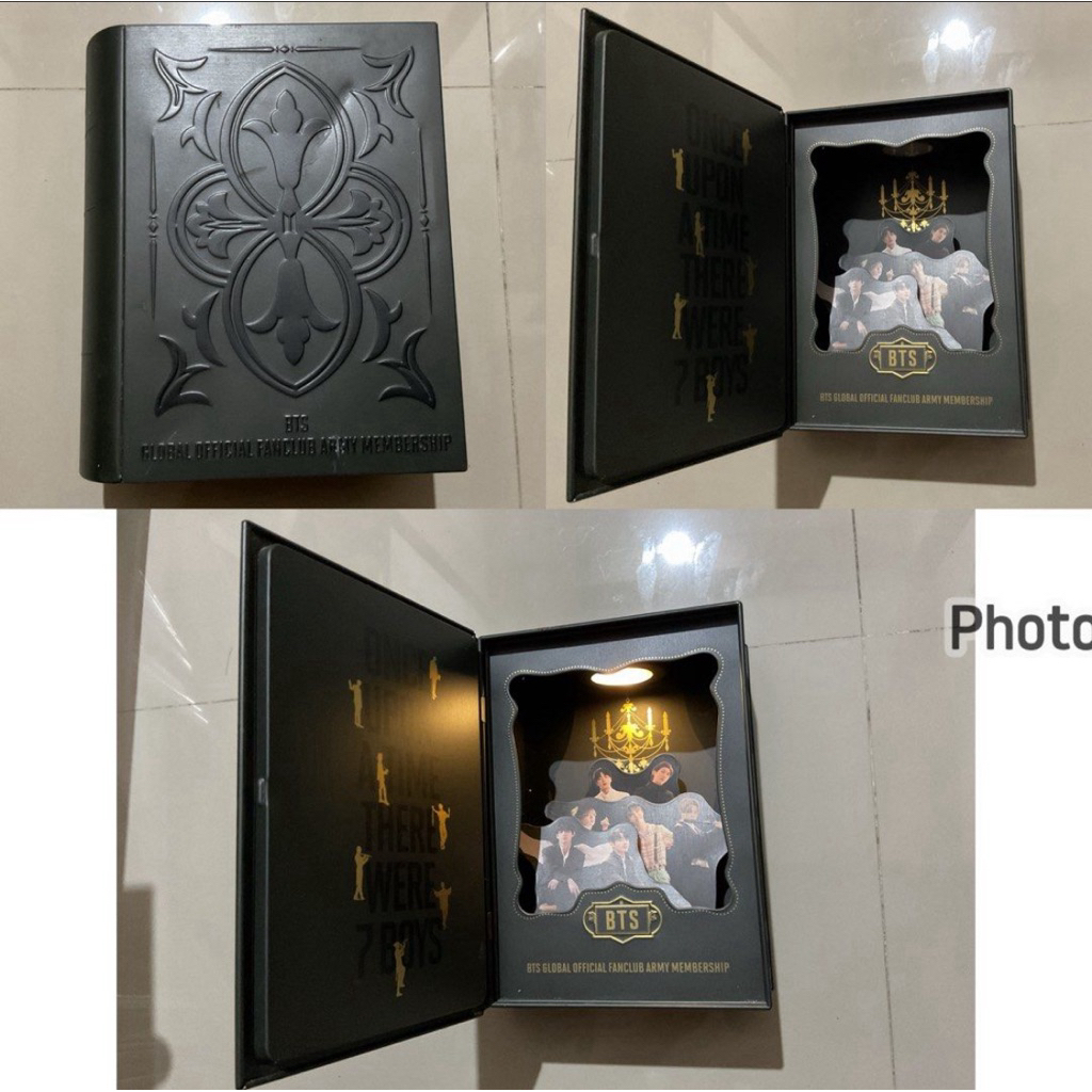 Preloved - BTS ARMY MEMBERSHIP KIT - ZIP BOOK LAMP ONLY BTS ARMYKIT 7TH