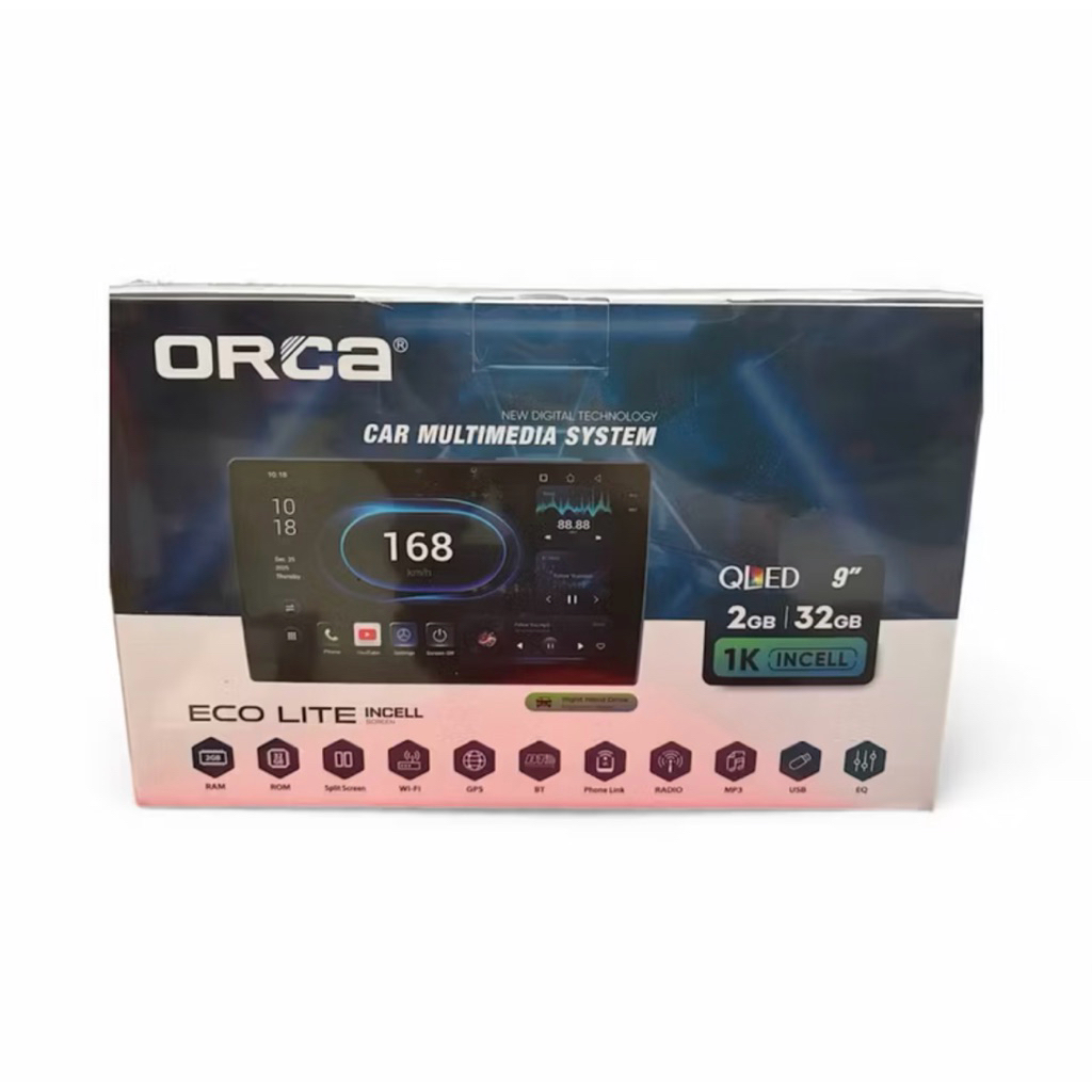 TV ANDROID MOBIL ORCA QLED TERBARU RAM 2/32Gb