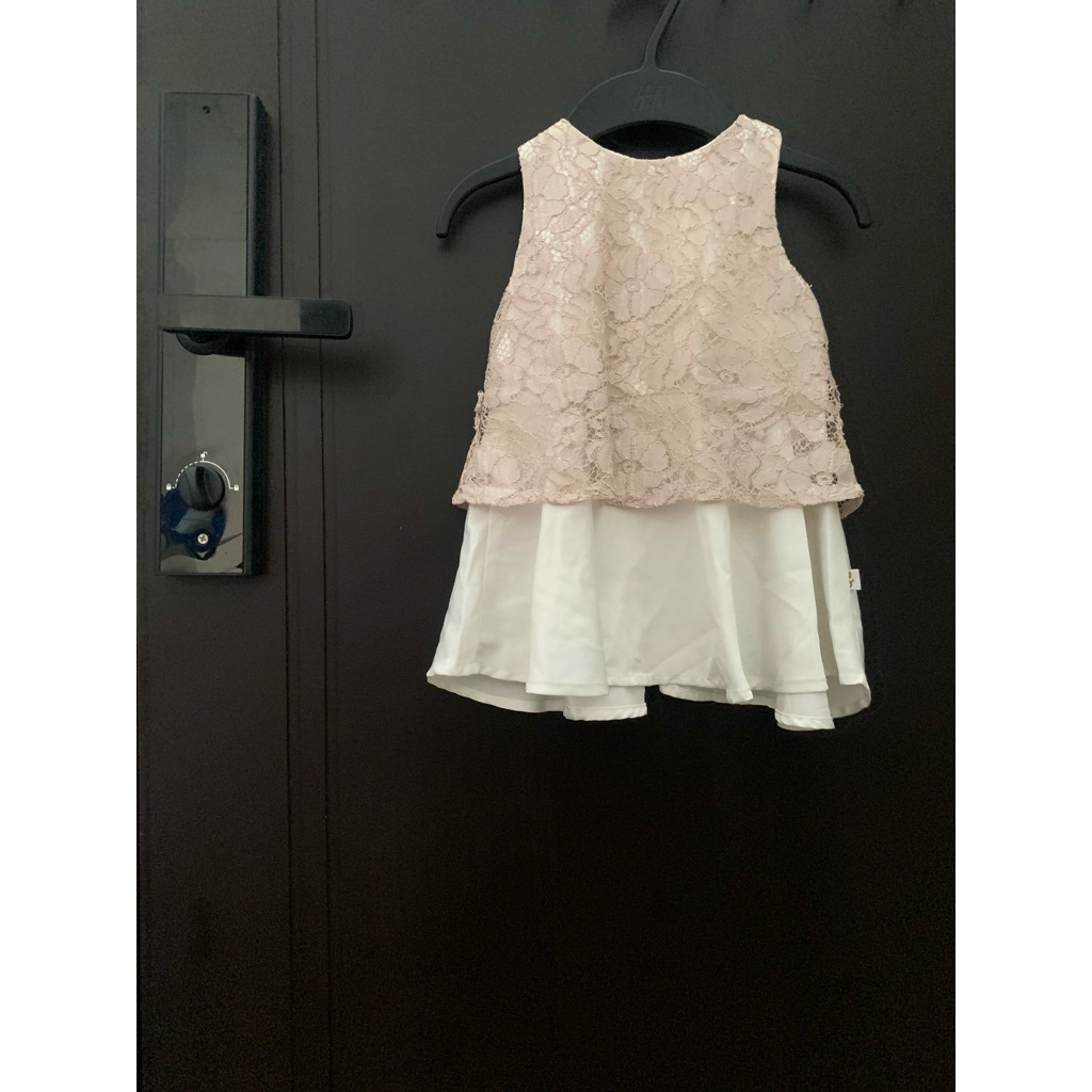 Dress baju anak qna 1th likenew