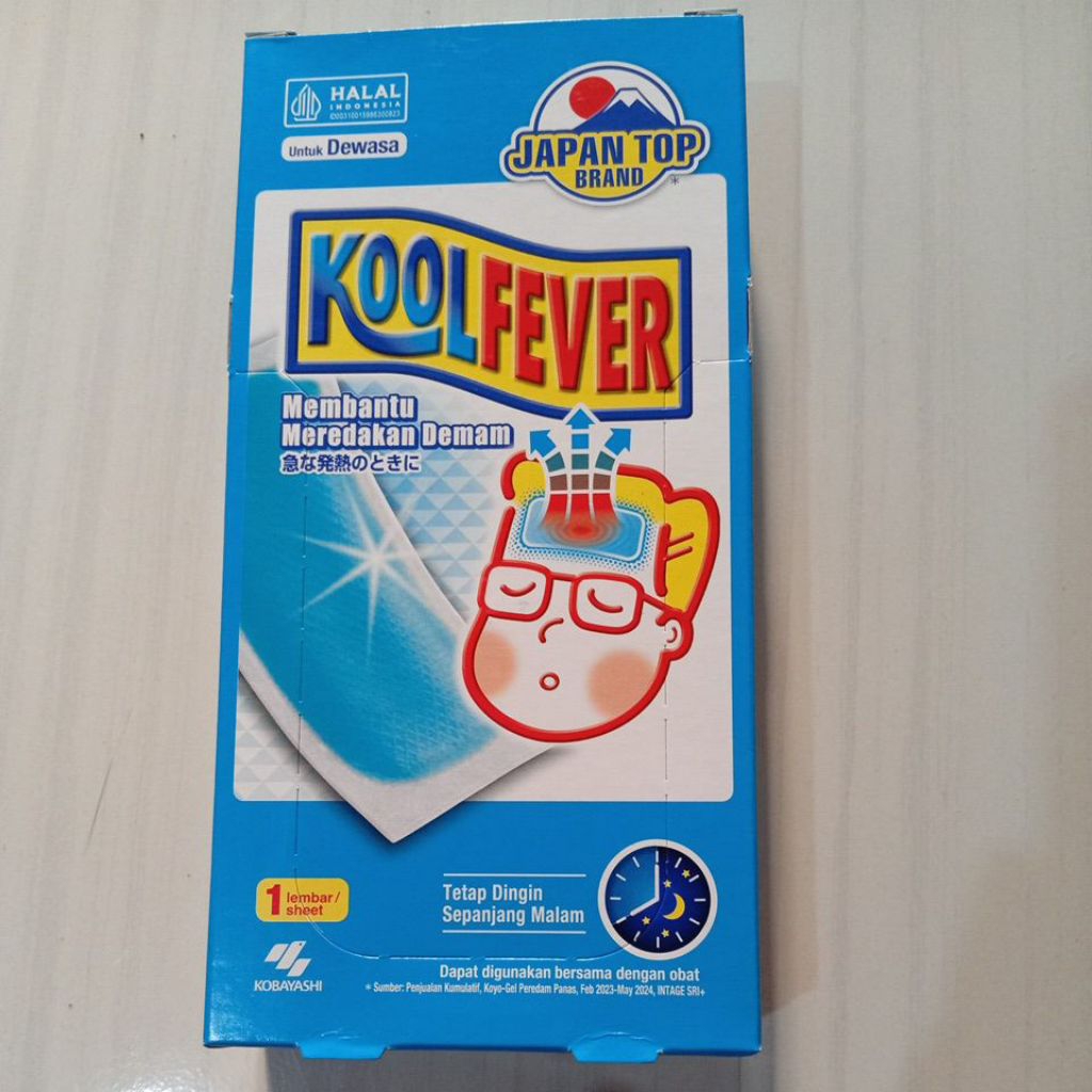Kool fever untuk dewasa 1 bok isi 6 sachet
