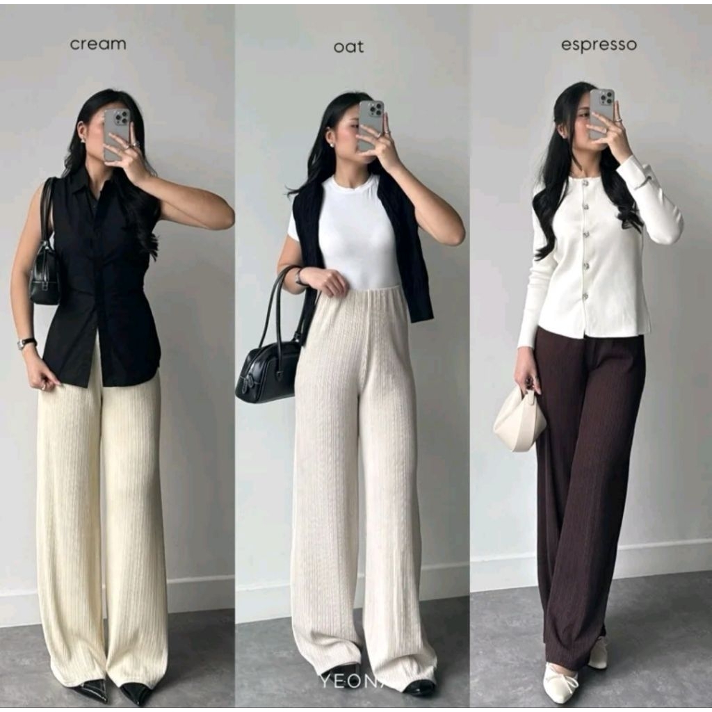 yeona pants kulot size XL warna xpreso