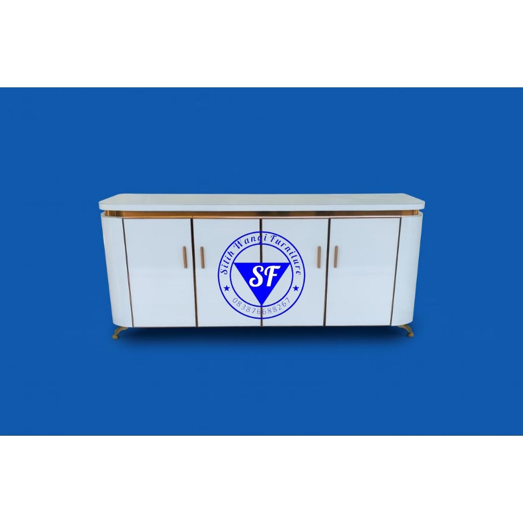 meja bufet minimalis HPL