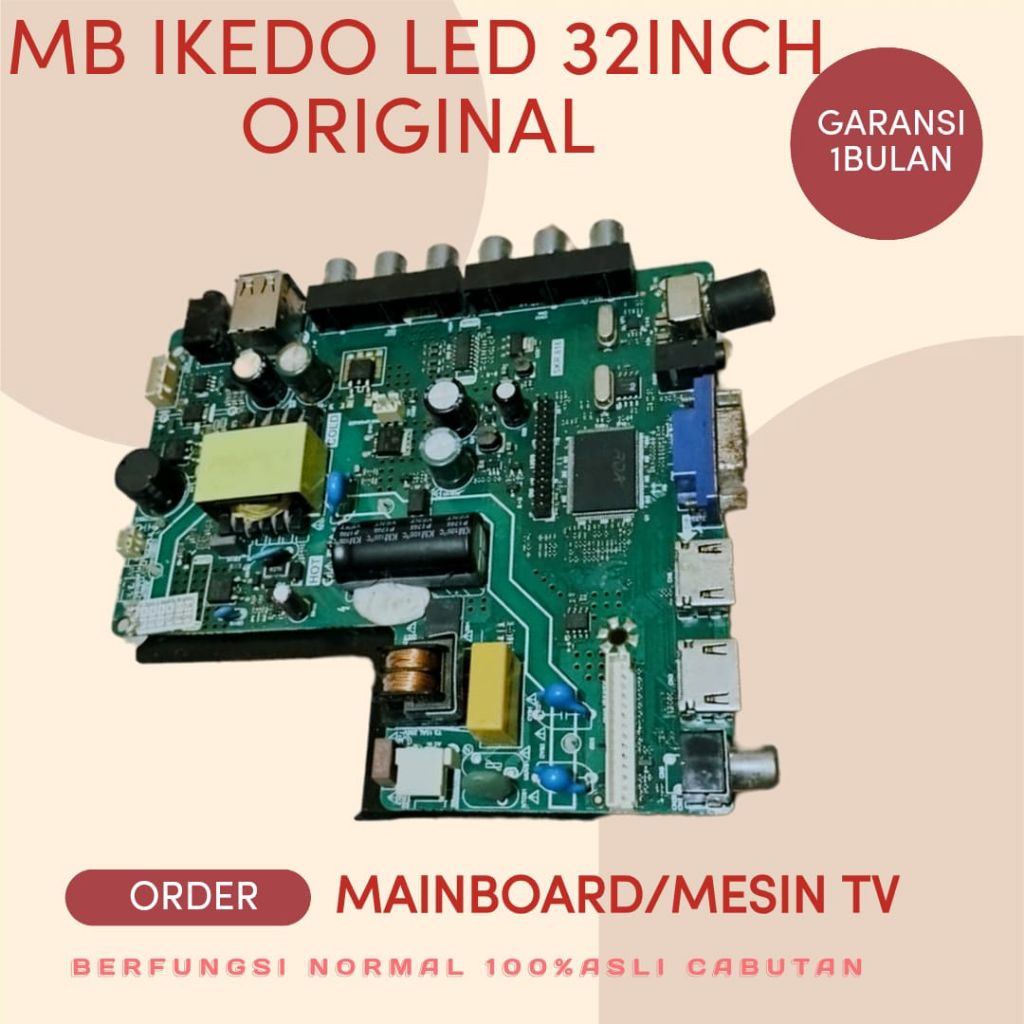 MB MAINBOARD TV IKEDO LED 32INCH ORIGINAL