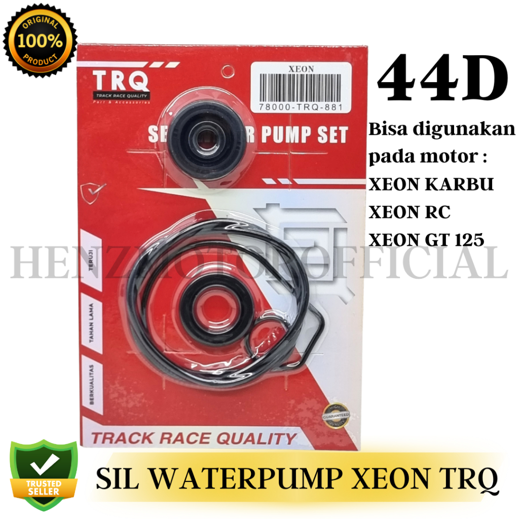 SIL WATERPUMP SEAL WATER PUMP SIL POMPA AIR RADIATOR + ORING XEON KARBU / XEON RC / XEON GT 125 TRQ