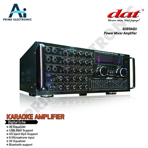 DAT B209AQU B 209 AQU Power Mixer Amplifier Profesional Ampli Audio Karaoke