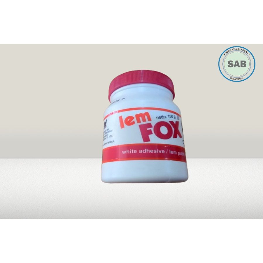 Lem Fox Botol Putih Kecil 150 Gram / Lem Fox