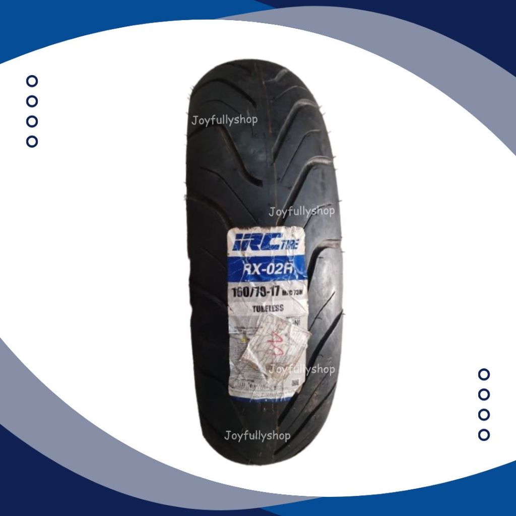 BAN LUAR BELAKANG CBR250 NINJA 250CC 160/70-17 RX-02R TUBLESS IRC