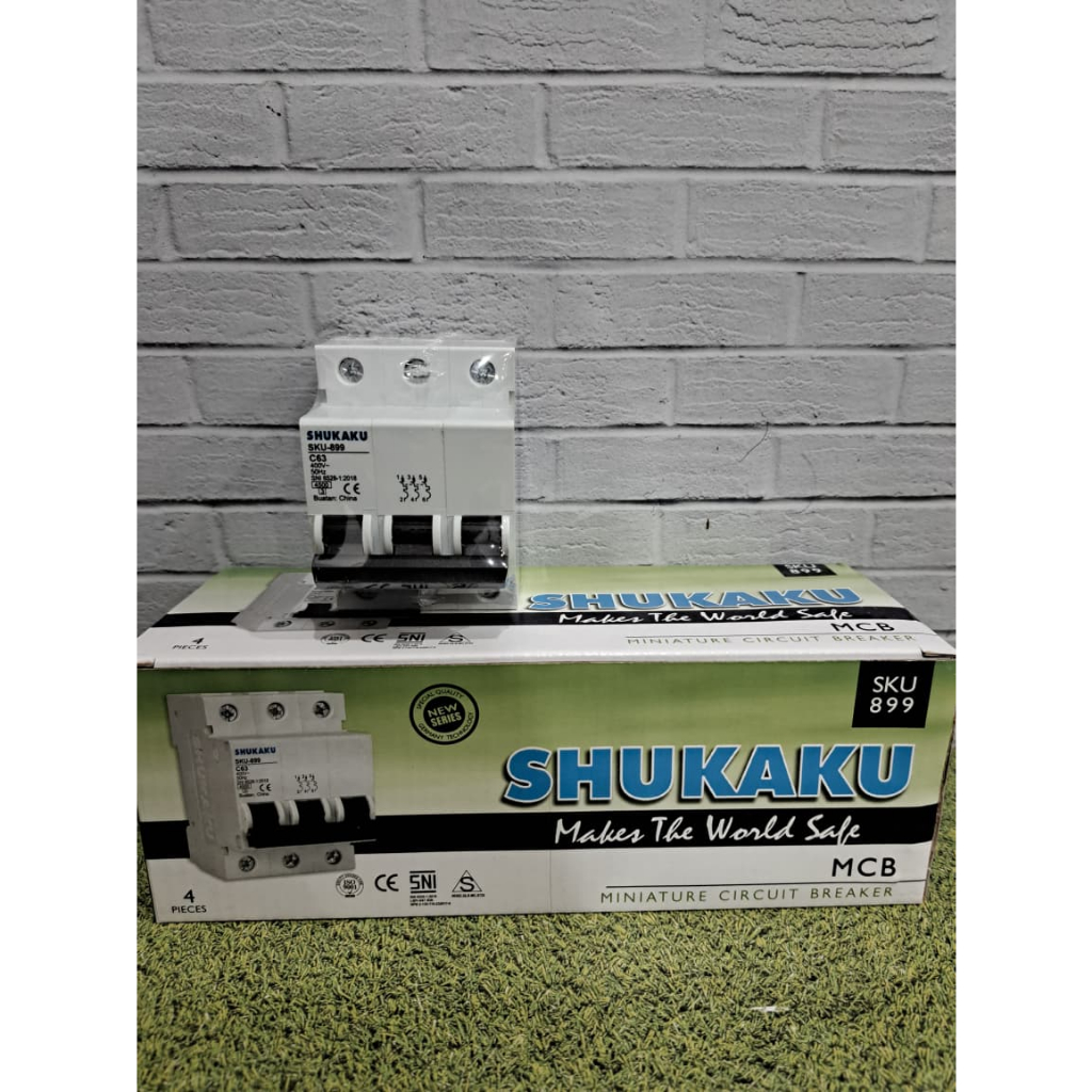 MCB SHUKAKU 3 PHASE / 3P C16 C20 C25 C32 C40 C50 C63