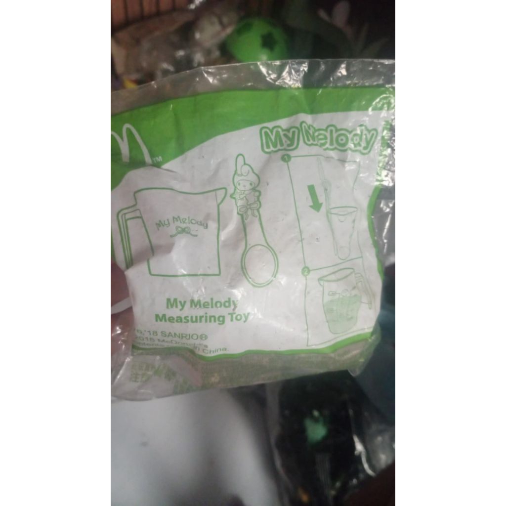 mainan toy my melody happy meal kondisi new