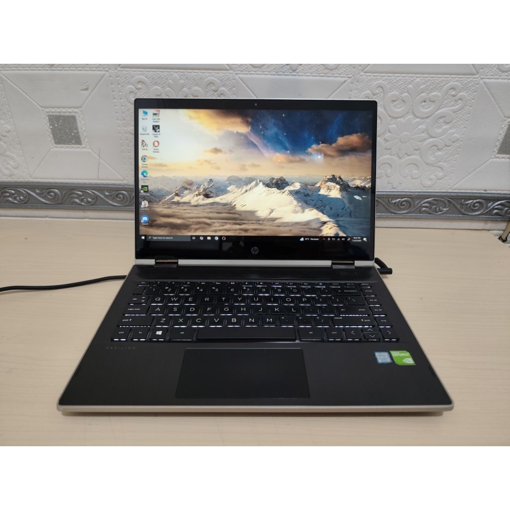 Laptop HP Pavilion X360-14 Core i7 Gen8 8565U 8GB/128GB FHD IPS Nvidia MX130 4GB (Ada Minus)
