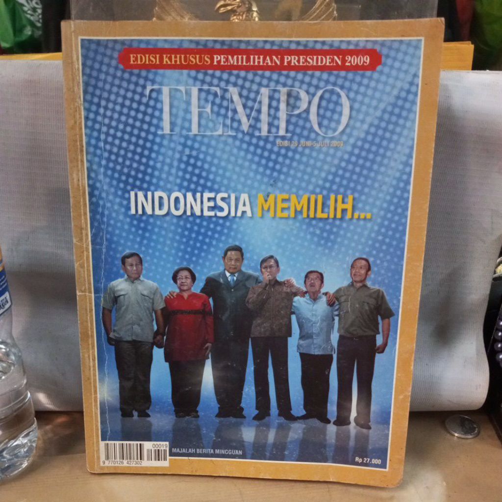 majalah tempo indonesia memilih , edisi khusus pemilihan presiden 2009