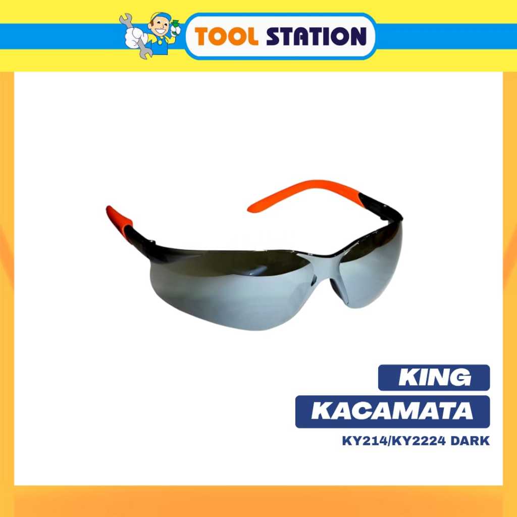 Kacamata Keselamatan King Safety Glasses KY 2224 KY2224 Dark