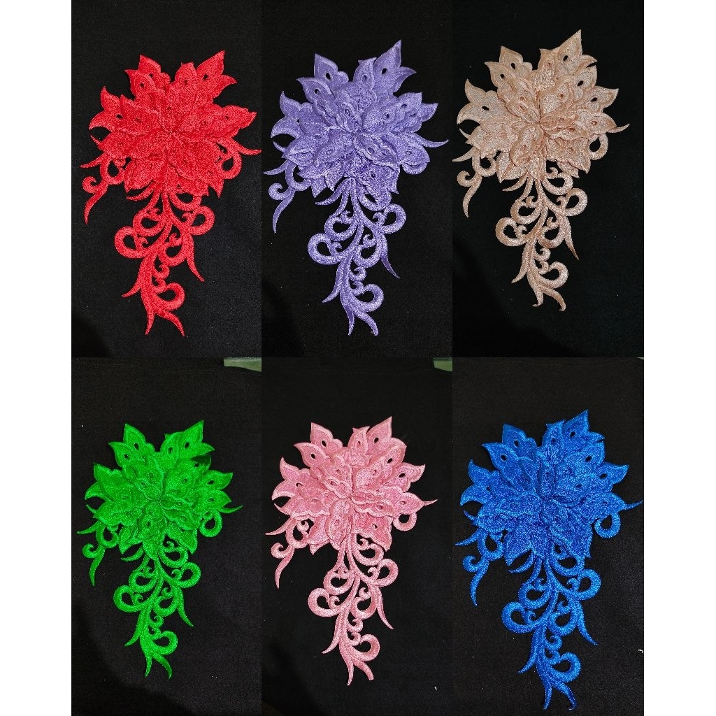 Renda Bordir tempel bunga