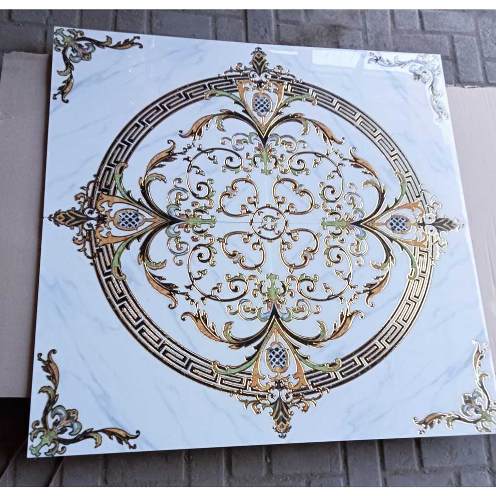 pola granit lantai ukuran 120x120cm