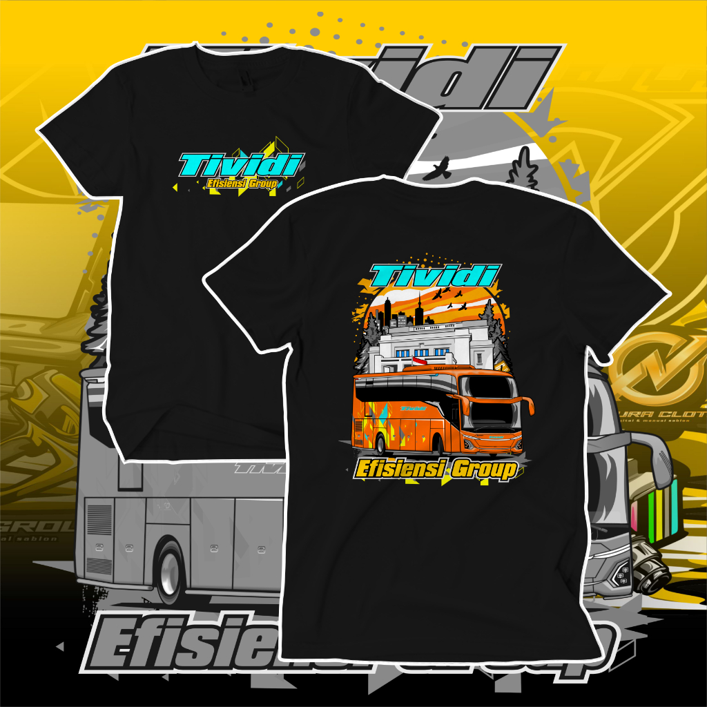 KAOS BIS TIVIDI EFISIENSI GROUP BAJU BISMANIA SABLON DTF