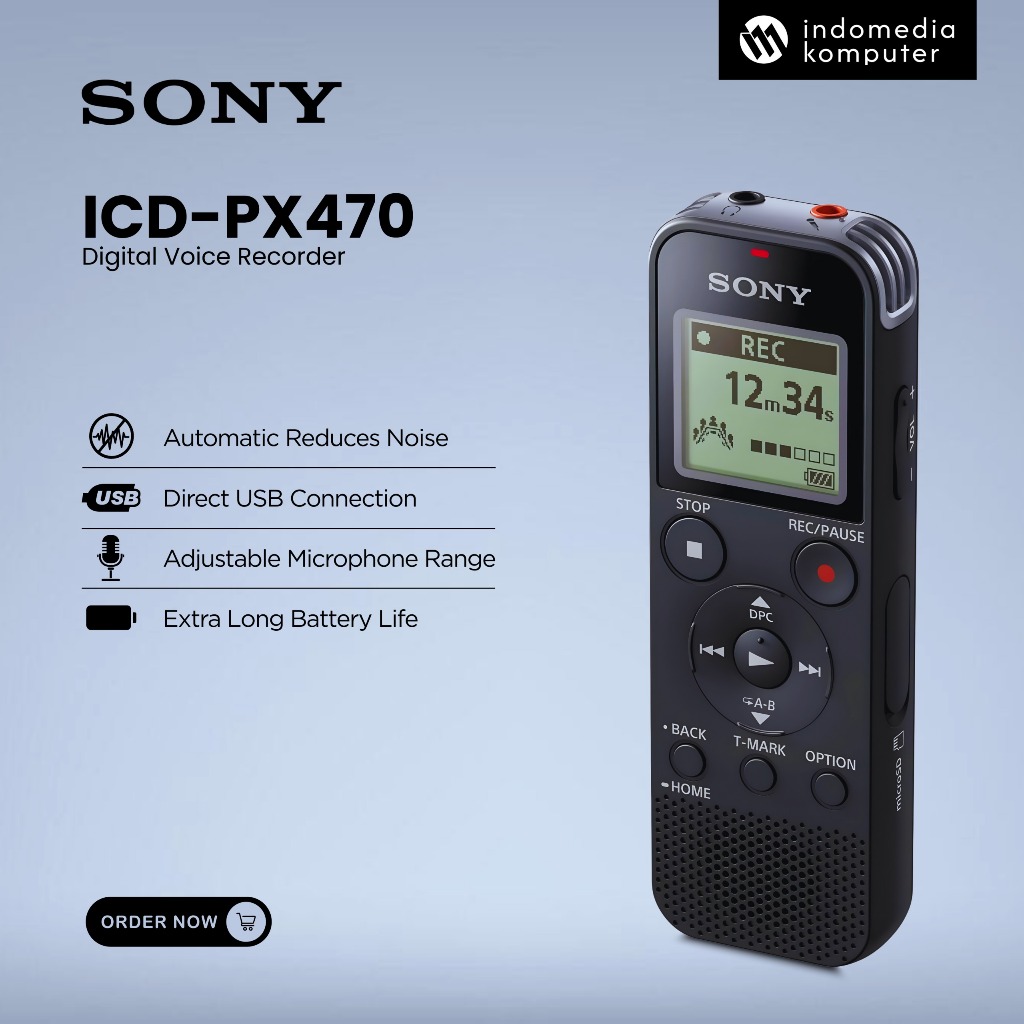 DIGITAL VOICE SONY ICD-PX470 DIGITAL VOICE SONY ICD-PX470