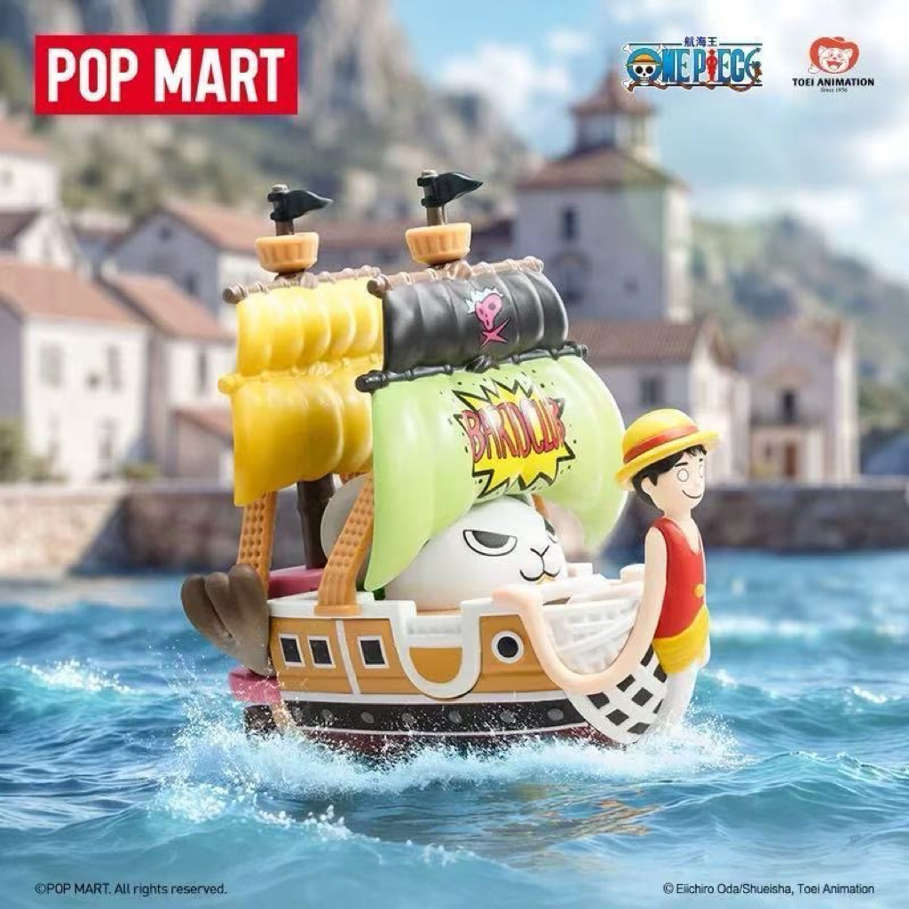 [SECRET MISTER LUFFY GO] POP MART X ONE PIECE The Grand Line Kapal One Piece Series Vehicles / POPMA