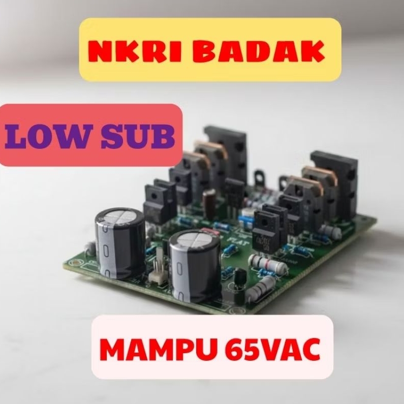 Kit Driver power amplifier NKRI BADAK (komponen bagus)