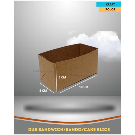 Bread Toast Box Cromboloni Dus Sandwich Sando Cake Slice S Kraft Foodgrade 10x5x5 / Toast Box