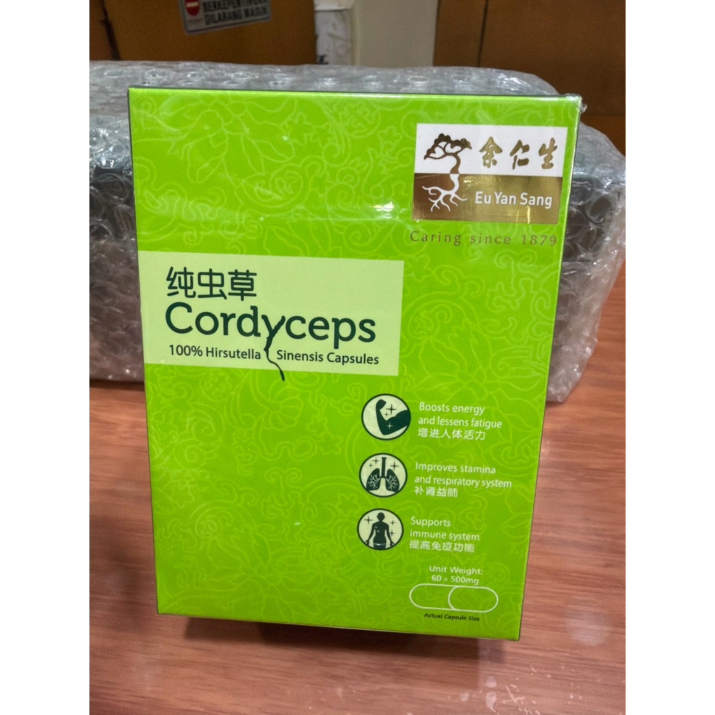 eu yan sang cordyceps 100% hirsutella sinesis capsules 60 kapsul